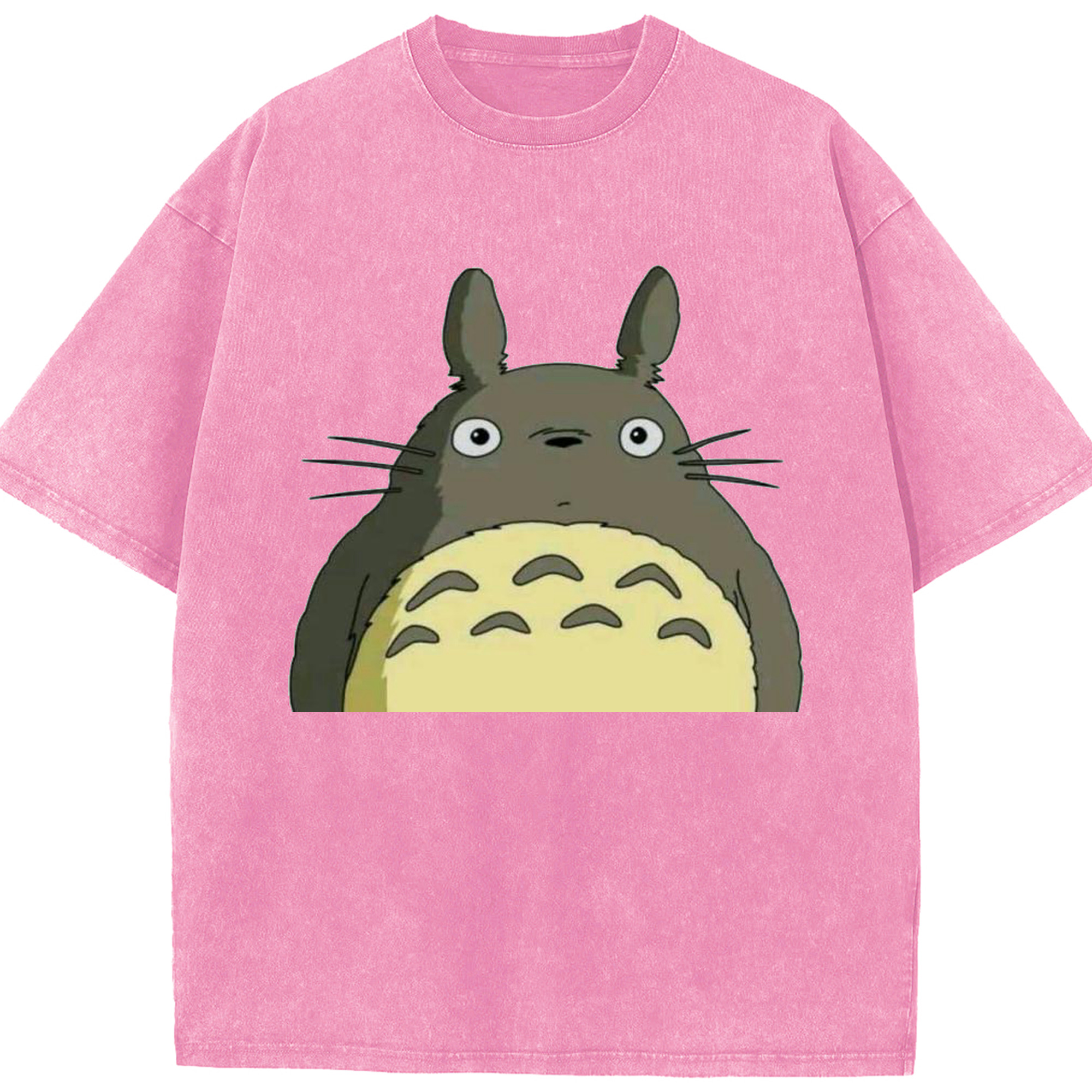 （画像用） となりのトトロ 草壁メイ 草壁サツキ My Neighbor Totoro Satsuki Kusakabe Mei Kusakabe 綿100% ヴィンテージ風 半袖Tシャツ（フロントプリント）